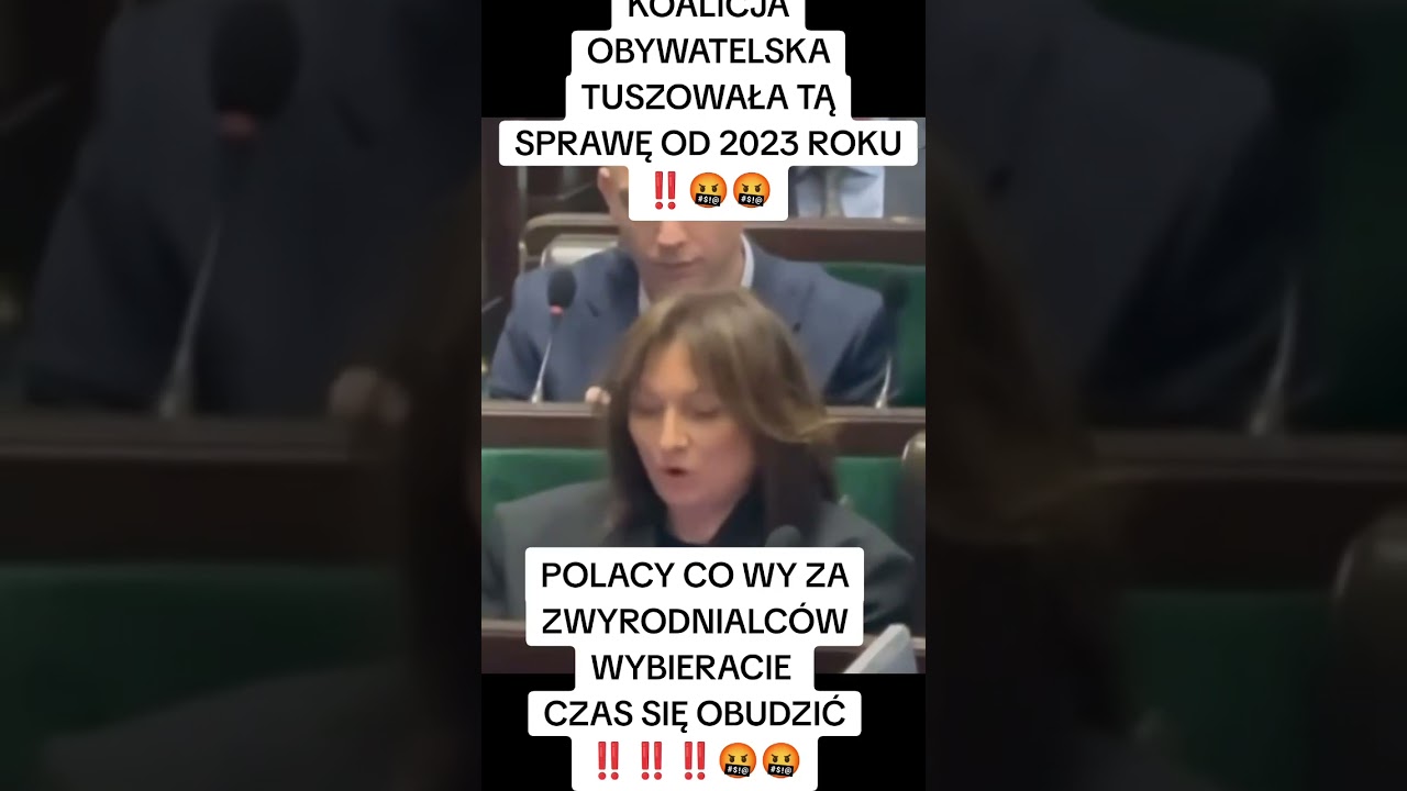 KOALICJA OBYWATELSKA TUSZOWAŁA TĄ SPRAWĘ OD 2023 ROKU 🤬🤬‼️‼️‼️ #koalicjaobywatelska #konfederacja