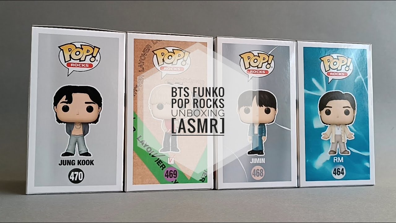 BTS Funko Pop Rocks Unboxong [ASMR]