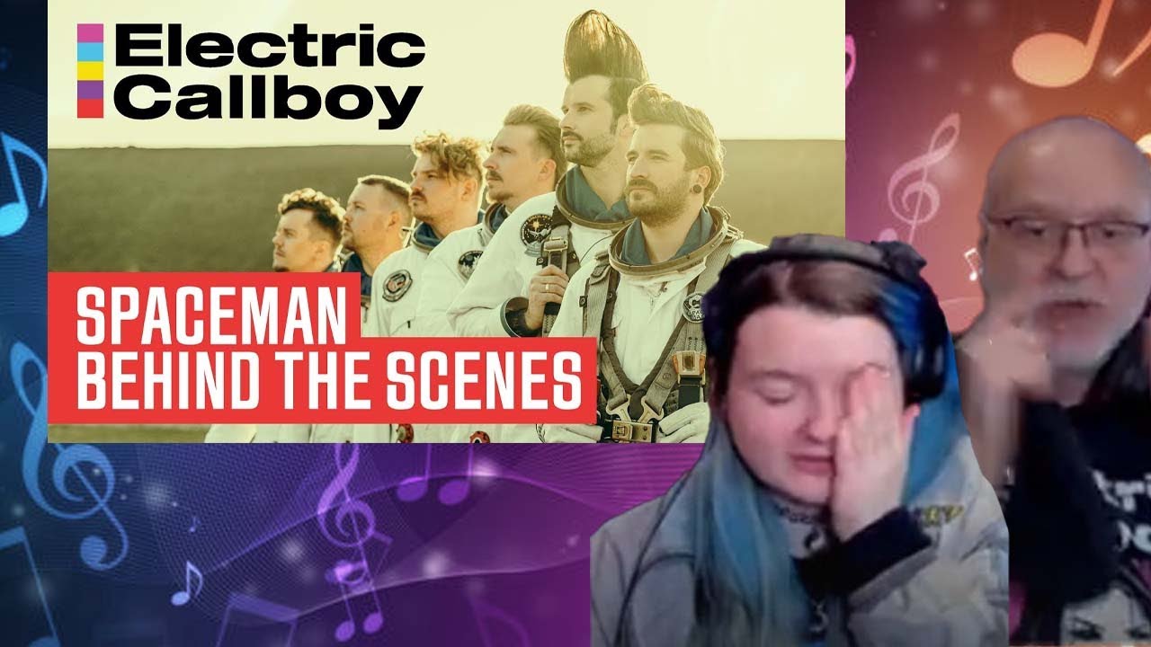 Dad&Daughter REACTION: Electric Callboy - Spaceman Behind The Scenes
