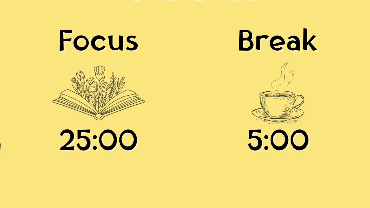 Challenge yourself 4h study | DO NOT SCIP | Keep yourself focus | 25/5 pomodoro sessions
