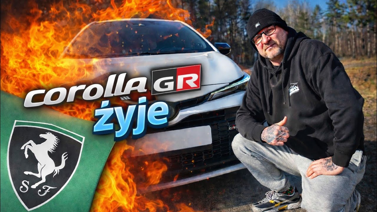 Logo ferrari i corolla GR po naprawie🔥💪