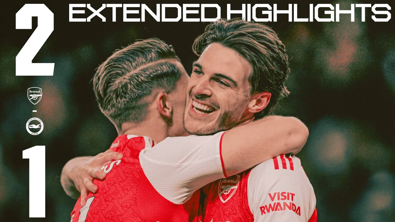 OUR THIRD CONSECUTIVE PREMIER LEAGUE WIN 👊 | EXTENDED HIGHLIGHTS | Arsenal v Brighton (2-1) | PL
