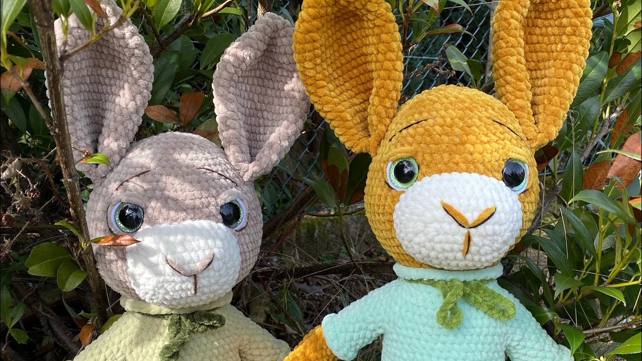 gehäkelter großer Hase ,,Benny,, Teil2