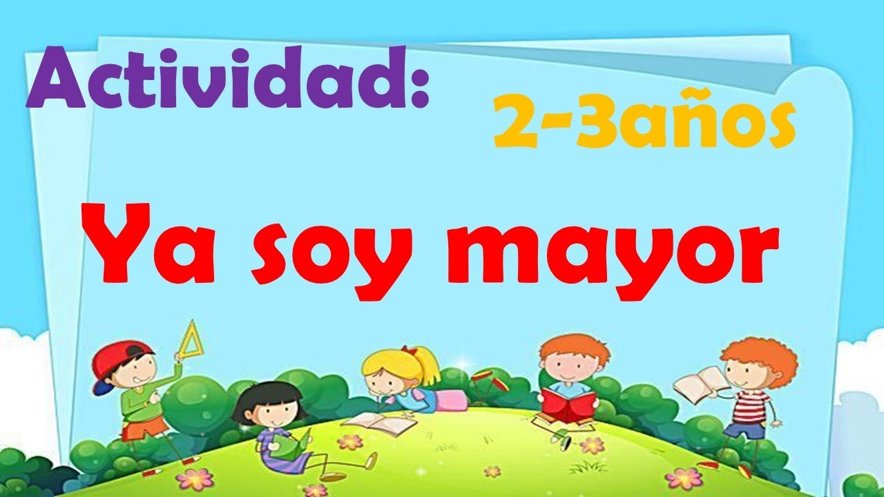 Actividad infantil: Ya soy mayor, para el control de esfínteres en niños y niñas entre 2 y 3 años