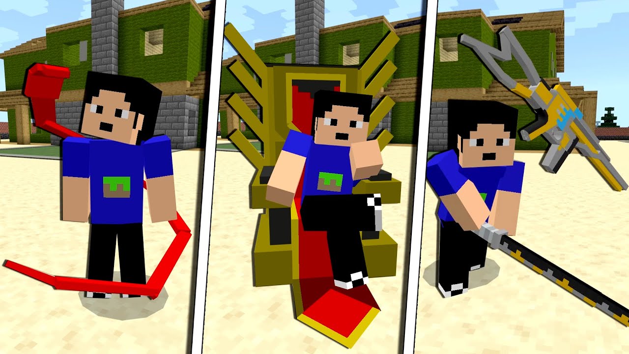 Addon Emote Free Fire Terkeren 3D di Minecraft PE