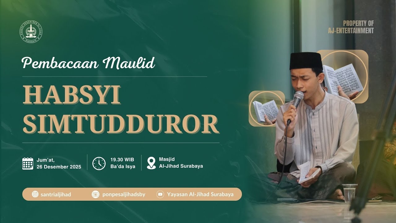 Pembacaan Maulid Habsyi Simthudduror | Desember 2025