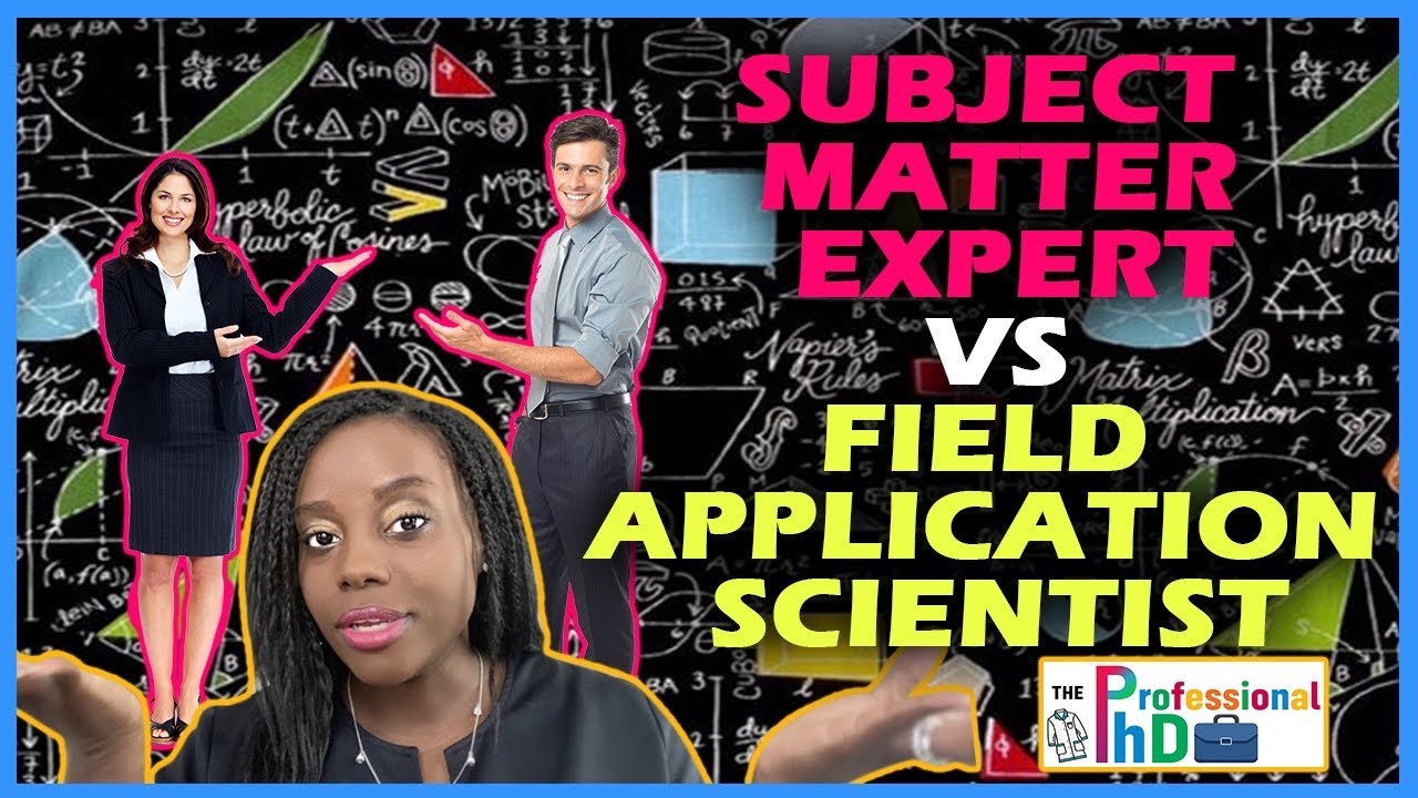 Field Application Scientist vs Subject Matter Expert?