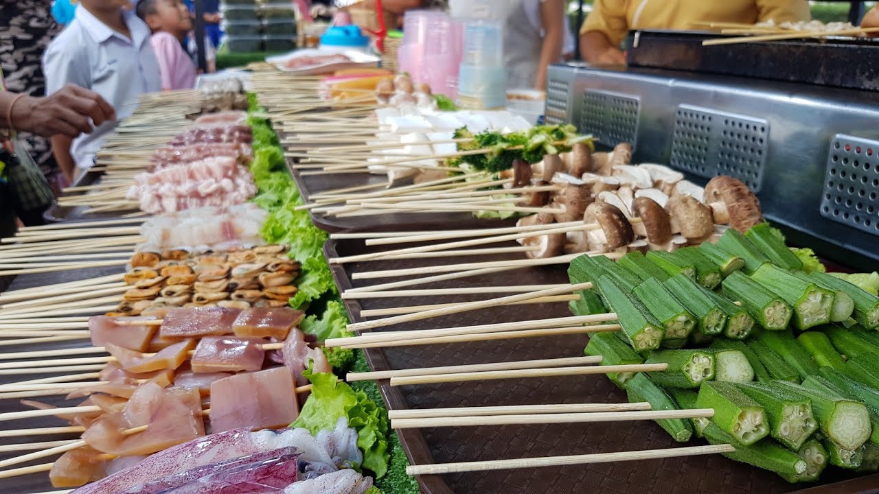 ปิ้งย่างหมาล่า แบบไทยๆ 10แถม1 พริกเผ็ดๆชาลิ้นโดนใจ Mala Chinese BBQ.