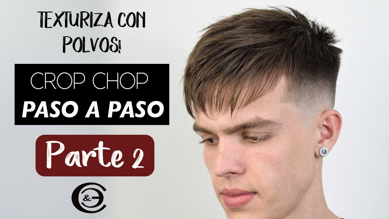 Como hacer Crop Chop  | PARTE 2 ★ Textura con tijeras y pomada en polvo