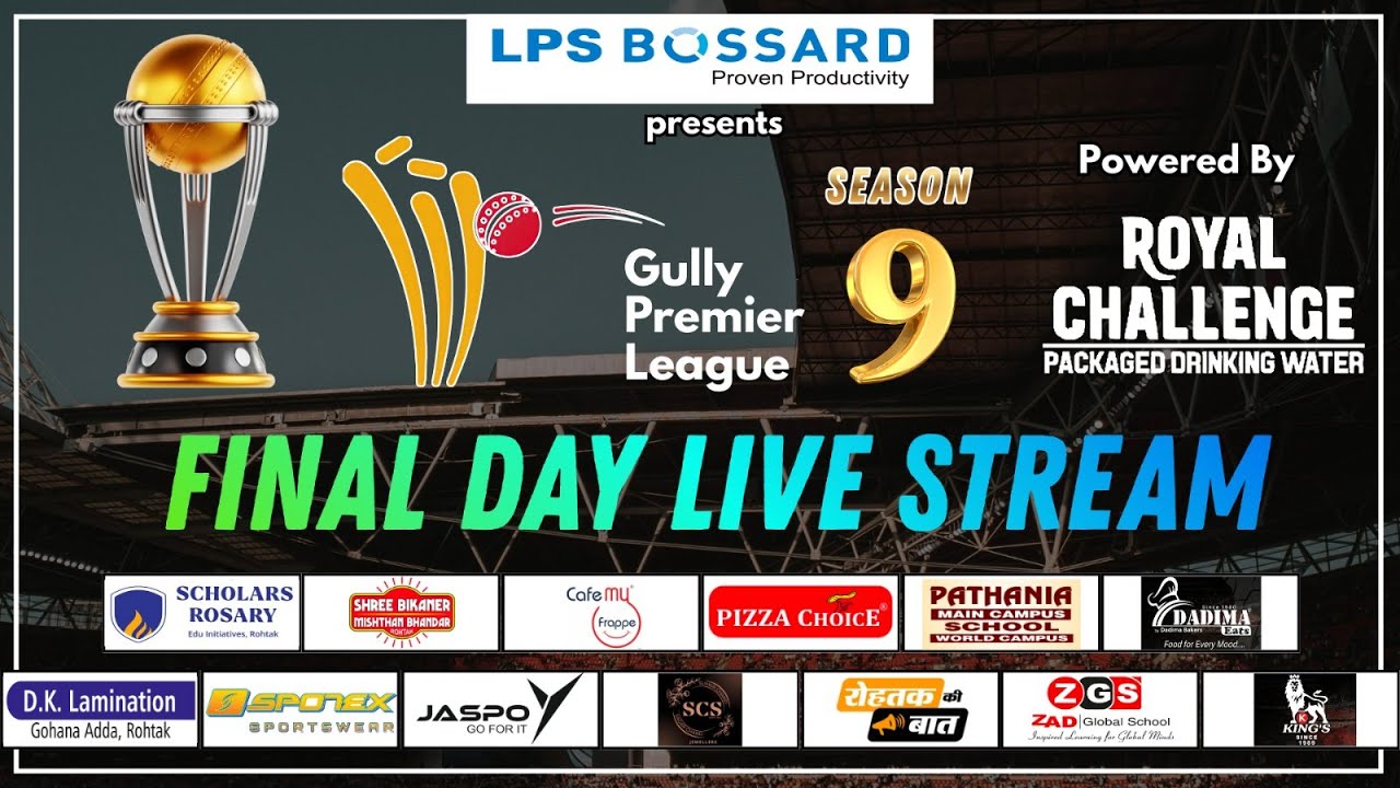 LIVE CRICKET ACTION! 🏏 GPL Season 9 - Presented By LPS Bossard - Day 4