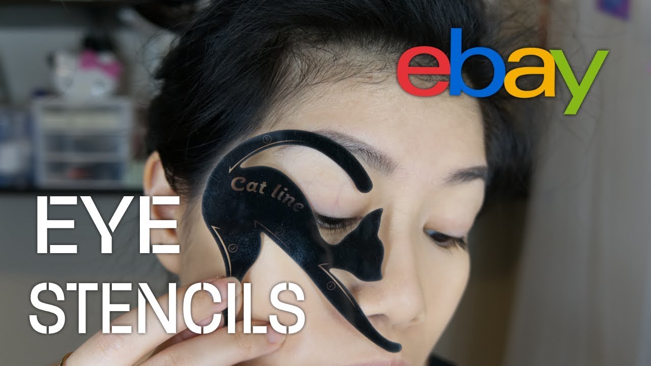 Ebay Cat Line eye stencils