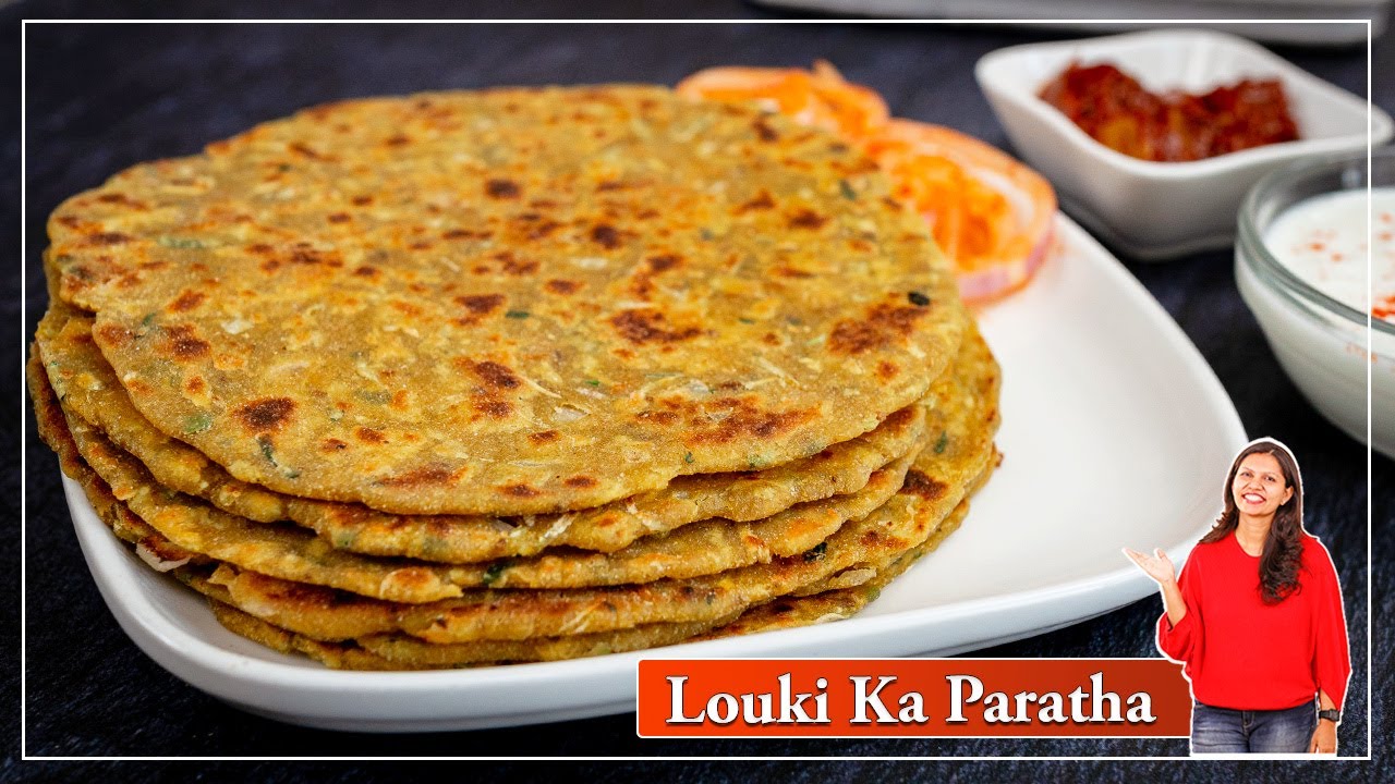 लौकी का हेल्दी पराठा ऐसे बनाये | Louki ka Paratha Recipe | Healthy Breakfast Recipe | Kabitaskitchen