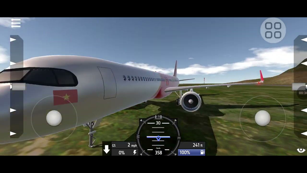 Làm video về máy bay bị hư bánh xe ở trước là A321 Neo vietjet khi mới hạ cánh/JIM 