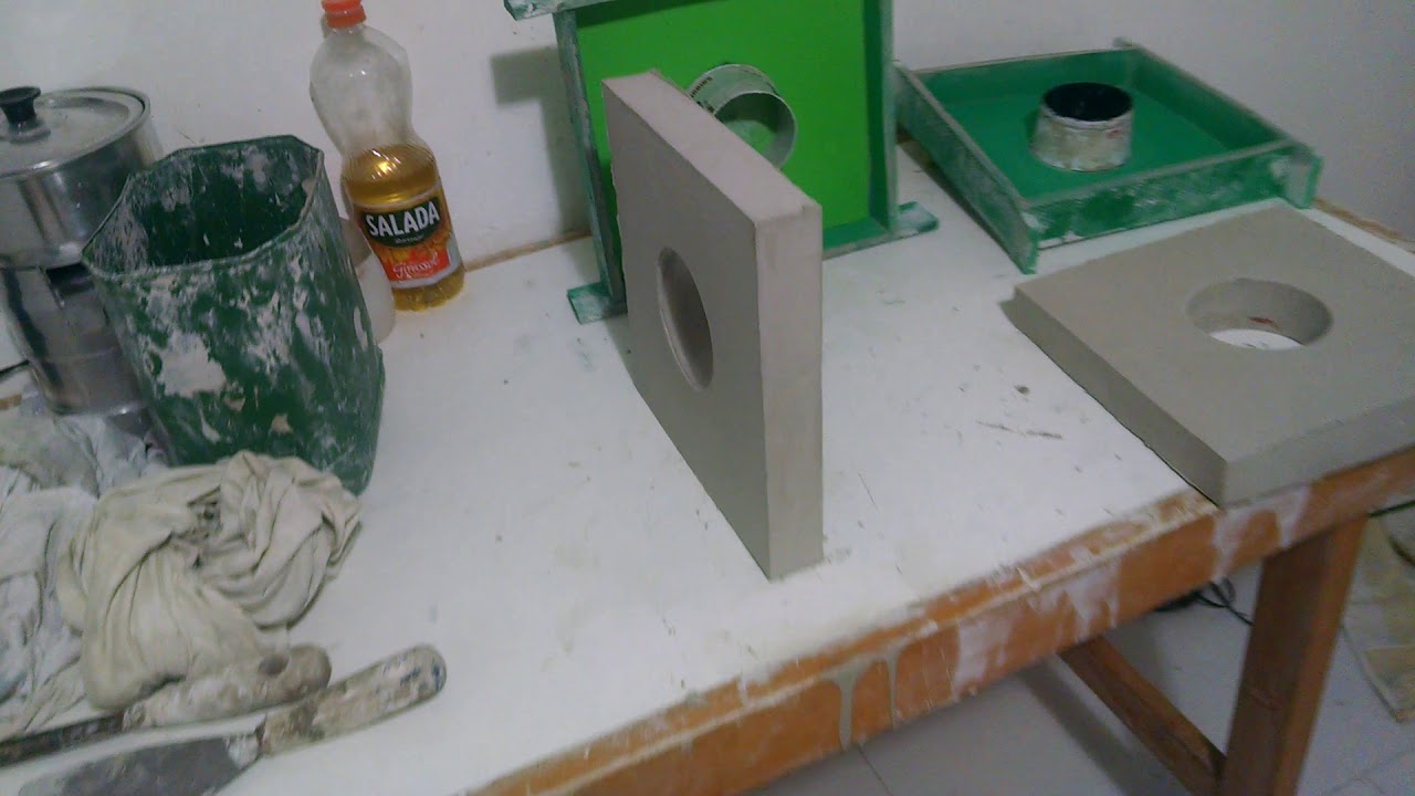 Cobogó de Gesso feito com EVA