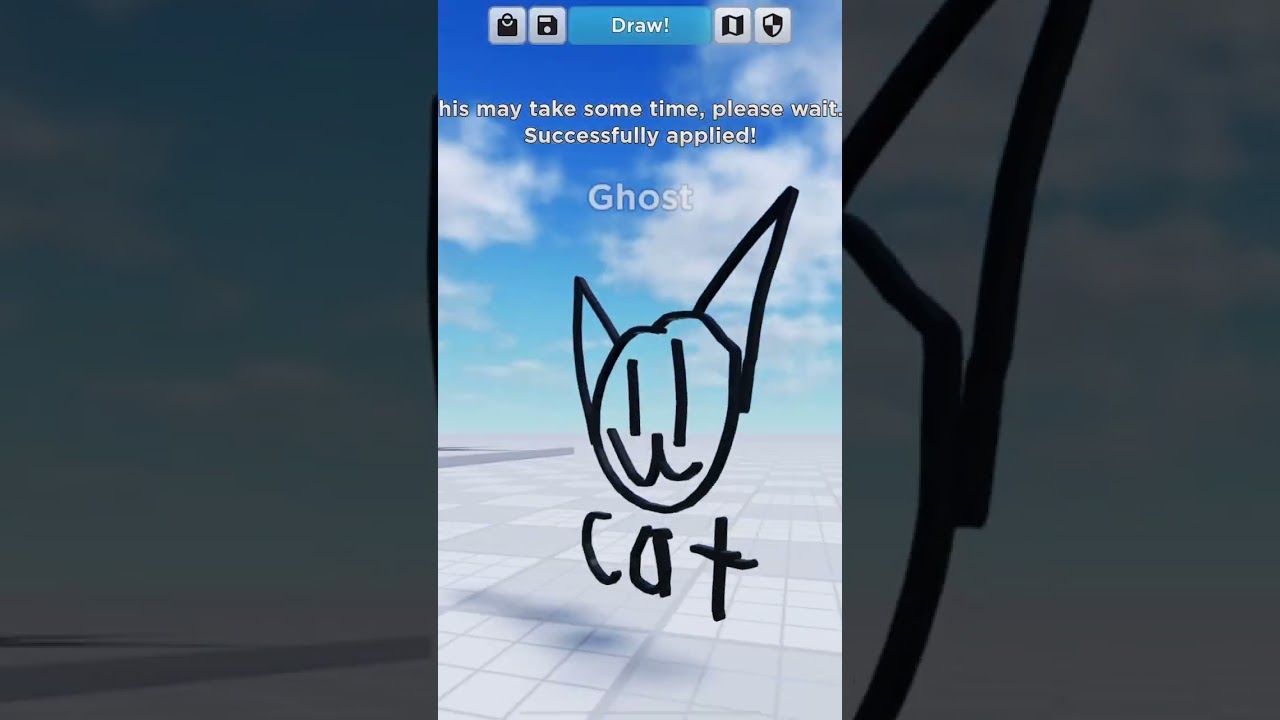 You are what you draw! |Roblox Doodle Transform #roblox #doodle #cat #funny #cool #transform