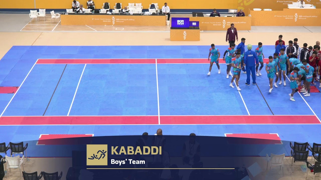 Asian Youth Games Bahrain - 2025 Live Stream - Kabaddi - India  vs Thailand