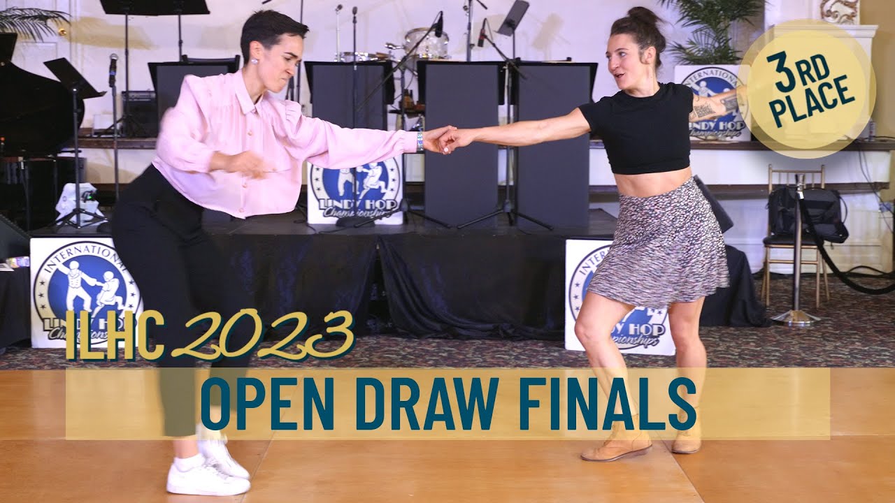 3rd Place: Sara &  Claudia - Open Lindy Hop Draw Finals - ILHC 2023