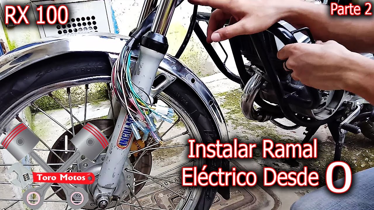 Yamaha RX 100 Instalar Ramal Electrico Desde Cero Parte 2