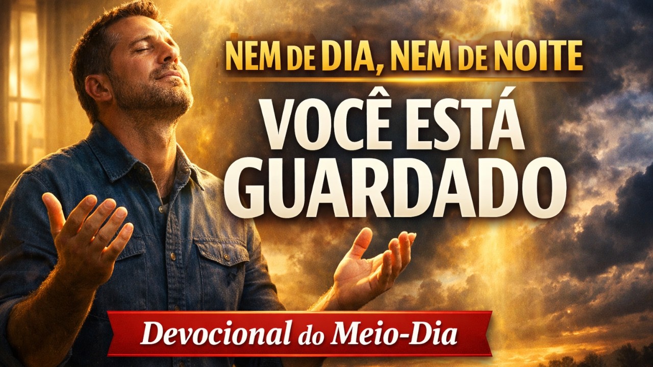 Nem de DIA, Nem de NOITE, Você Está GUARDADO - 22 de Fevereiro, Devocional do meio DIA - SALMOS 91
