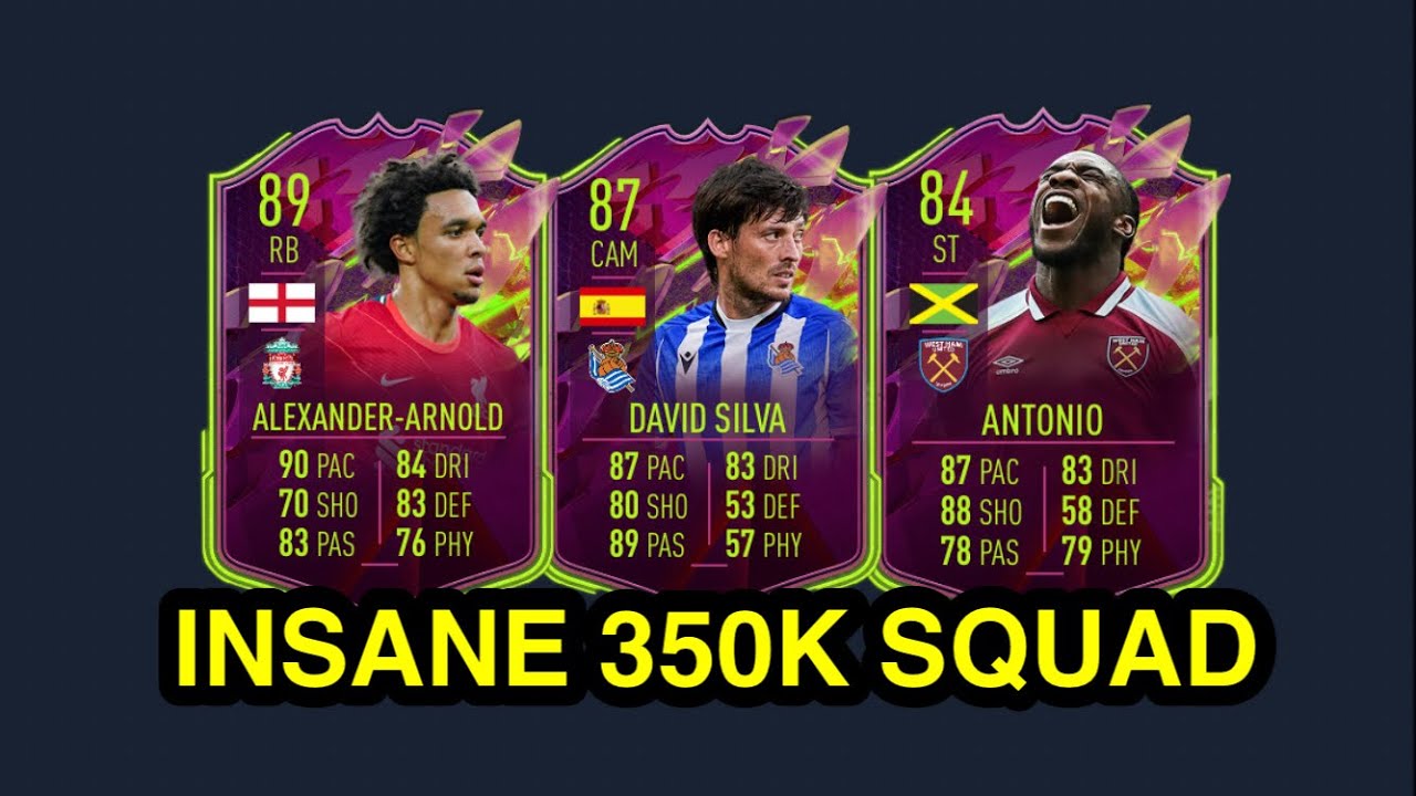 INSANE 350K HYBRID SQUAD BUILDER IN FIFA 22 FT (ARNOLD, SILVA & ANTONIO)
