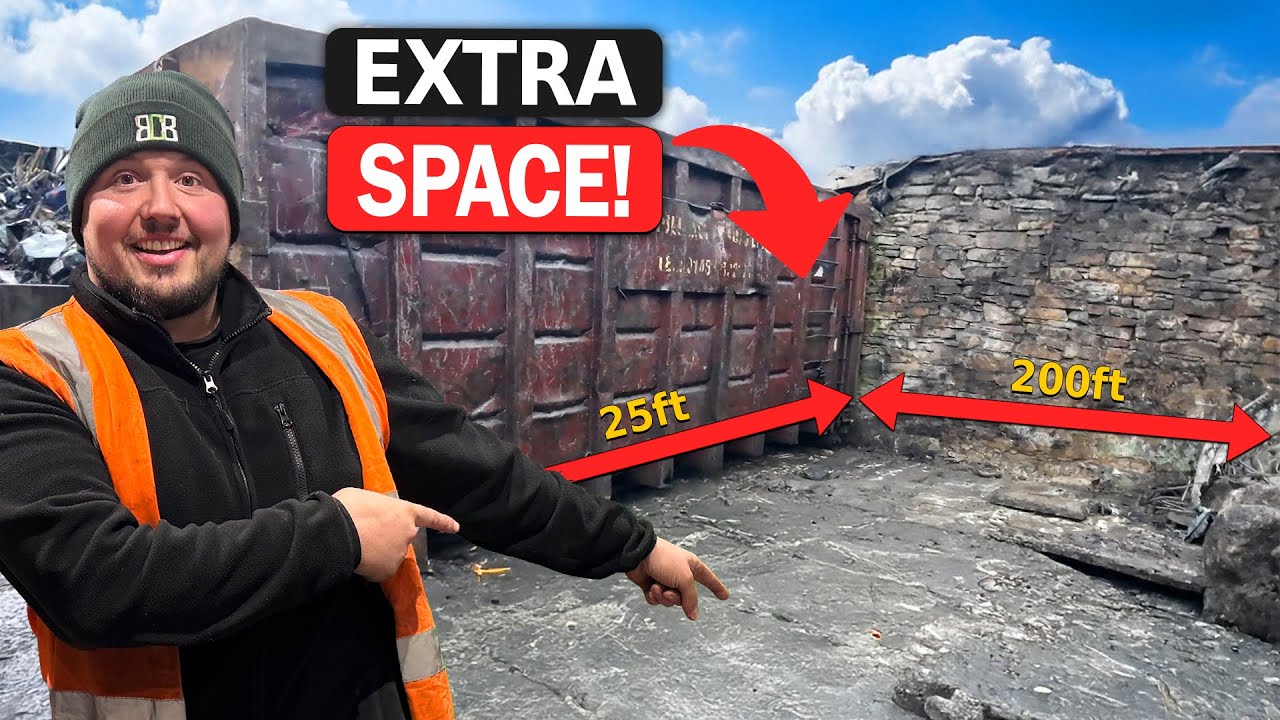 LOOK HOW MUCH EXTRA ROOM WE FOUND IN OUR SCRAP YARD