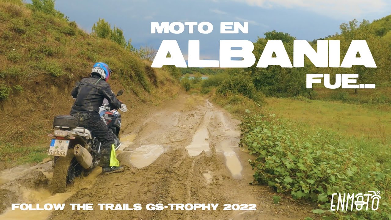 Montar moto en Albania fue... un reto.
