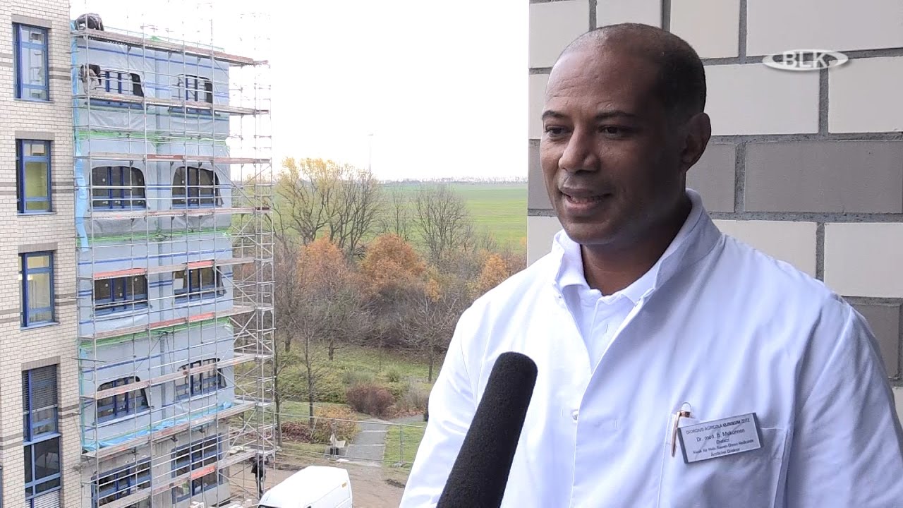 Klinikum Burgenlandkreis Zeitz Anbau Modulbau Dr med Bekele Mekonnen Ärztlicher Direktor