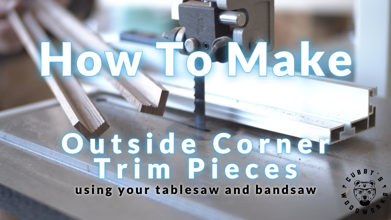 How to Make Your Own Outside Corner Trim