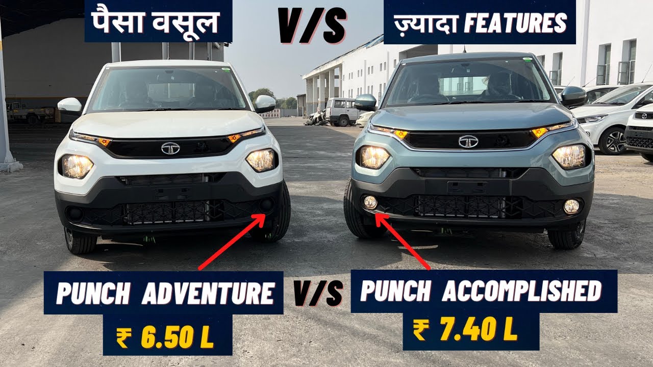Tata Punch Adventure Vs Tata Punch Accomplished | Tata Punch 2022 ki सम्पूर्ण जानकारी | Wagen Tales