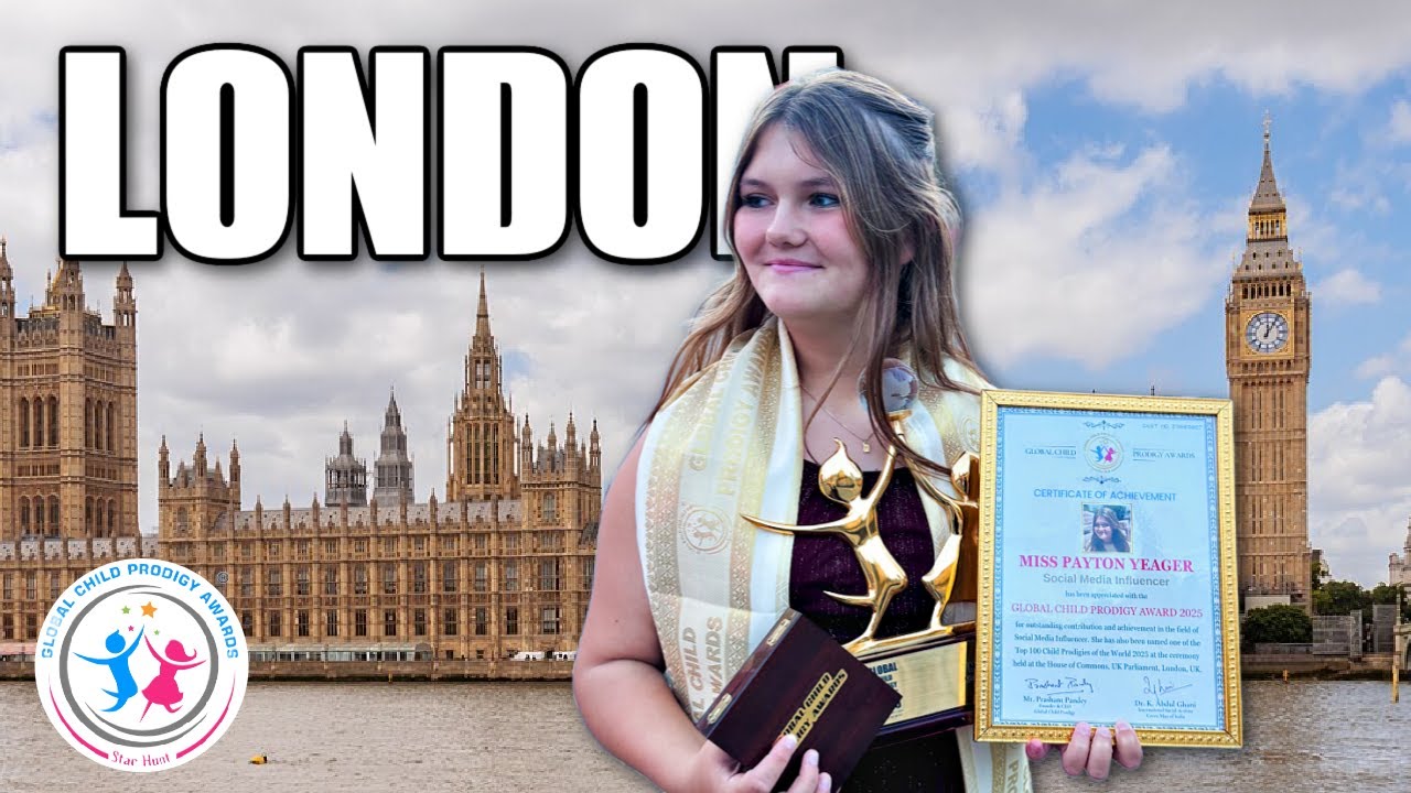 I'm Getting an AWARD in LONDON!