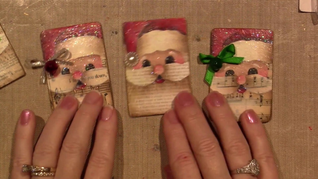 Painted Santa Pin Tutorial