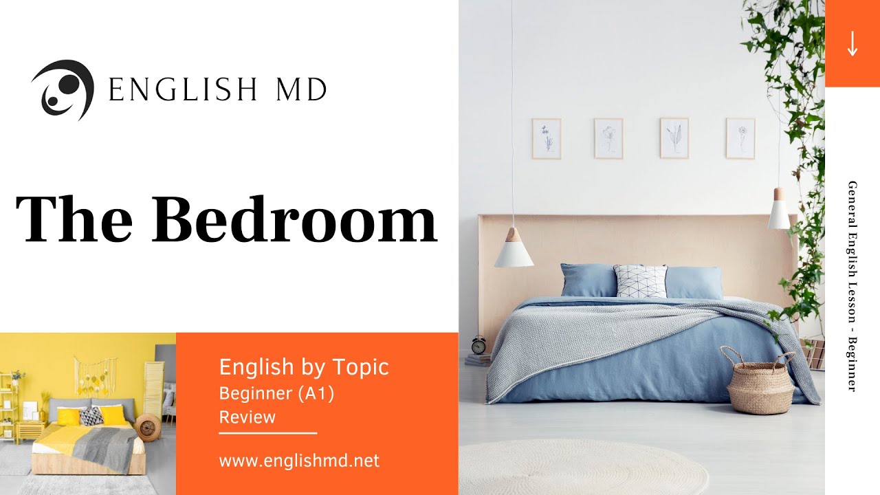 The Bedroom | Bedroom Vocabulary, Actions, Phrasal Verbs | Beginner English for ESL Learners (A1)