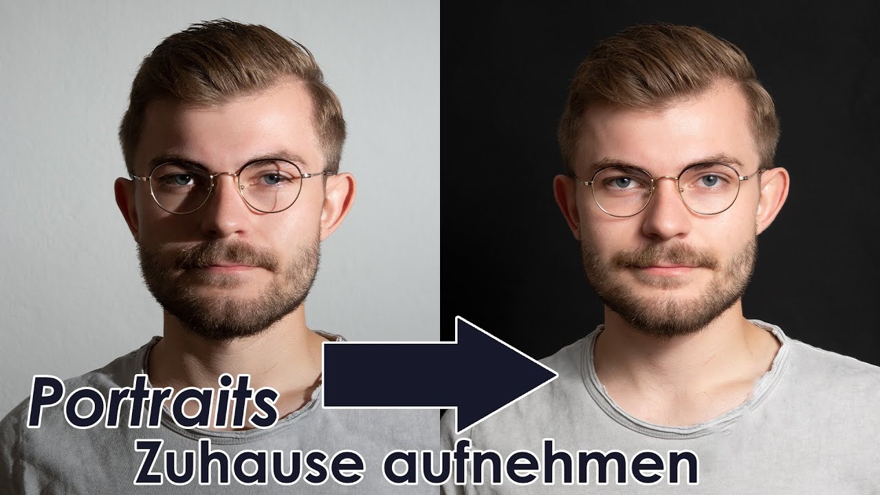 Studioportrait Zuhause mit Aufsteckblitz fotografieren - Tutorial