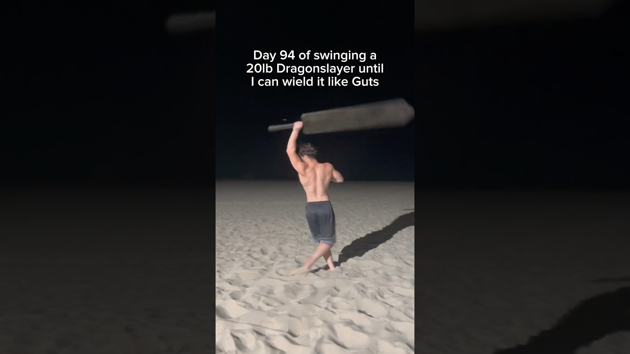Day 94 of swinging a 20lb Dragonslayer #shorts