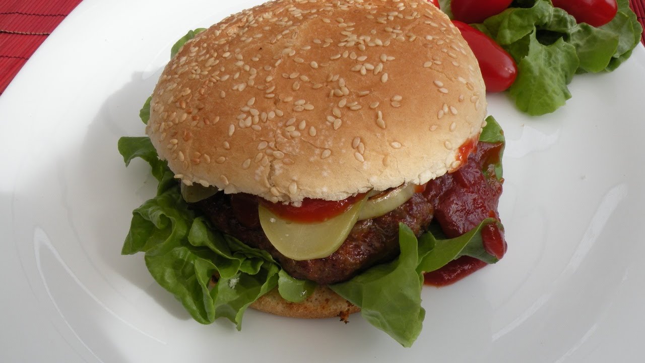 Hamburgery z grilla - Video-Kuchnia.pl