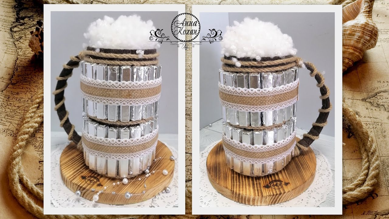 DIY🍺КРУЖКА ПИВА ИЗ ШОКОЛАДА 