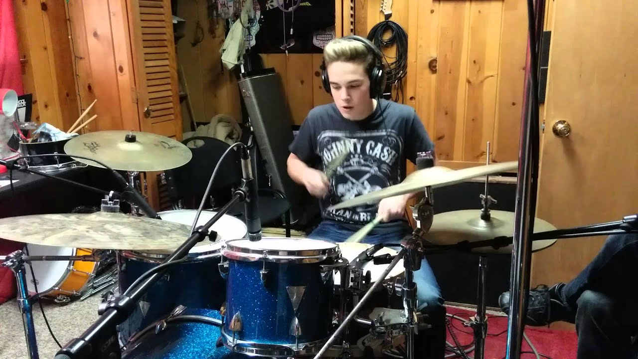 playing the drums Ricardo Hurtado
