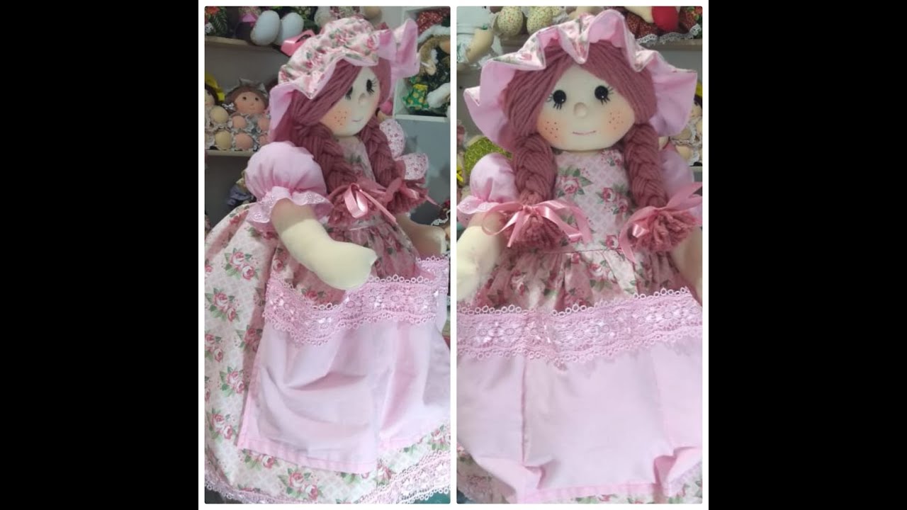 APRENDA A FAZER A BONECA BIA PORTA FRALDAS - ÓTIMA IDEIA PRA VOCÊS.