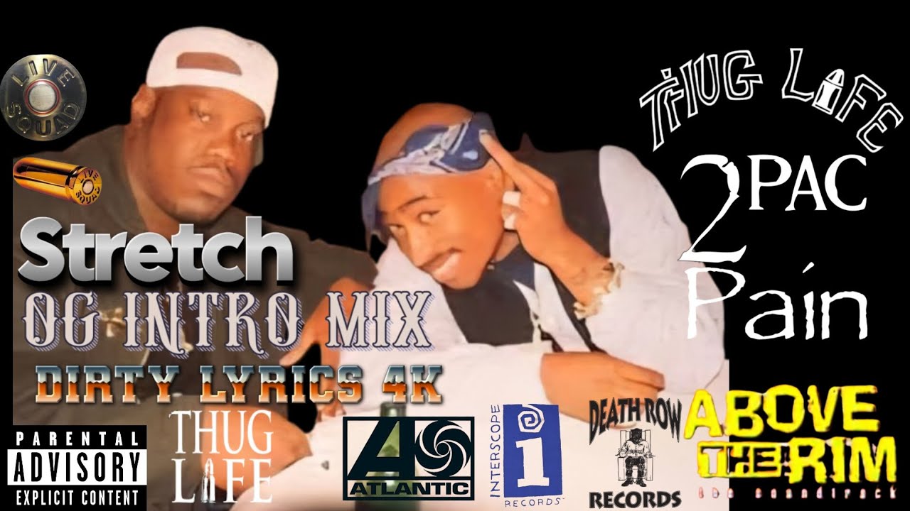 2Pac, Stretch, Natasha Walker - Pain (OG Intro Mix)(Dirty Lyrics)[High Quality Remastered] 4K