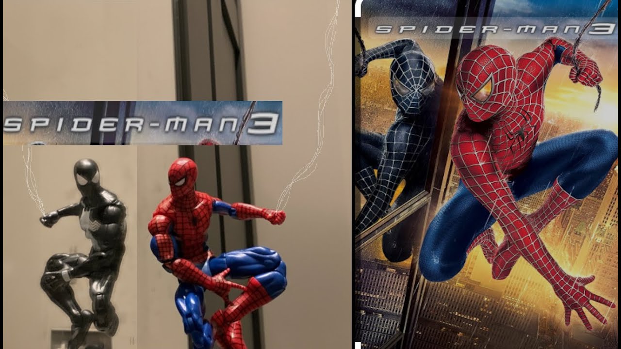 Spiderman 3 black suit scene stop motion