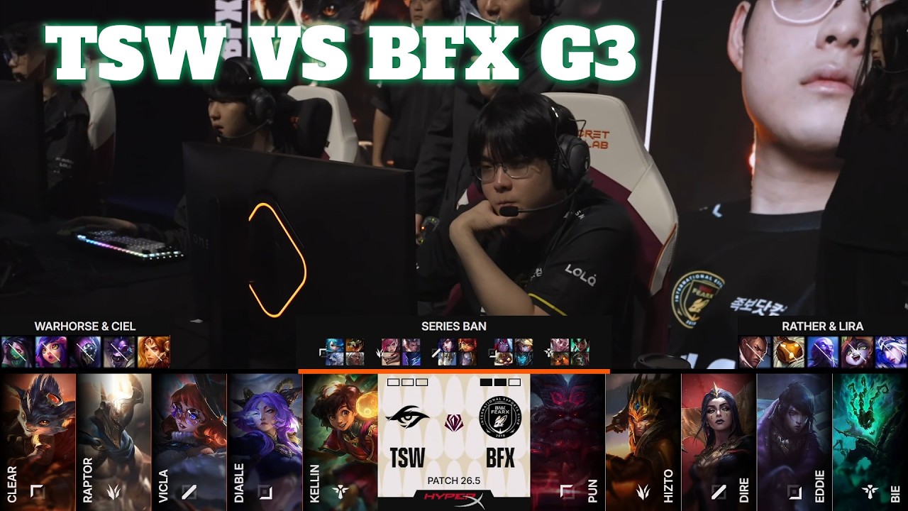 TSW vs BFX Game 3 | First Stand 2026 Group Stage Day 3 | Team Secret Whales vs BNK FEARX G3