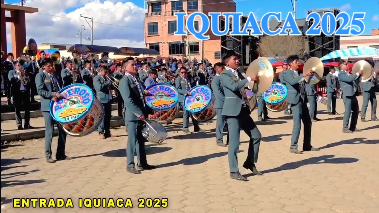 GRAN ENTRADA FOLKLÓRICA - IQUIACA PROV. LOS ANDES LA'PAZ BOLIVIA 2025 BANDA PODEROSO OZONO LA PAZ