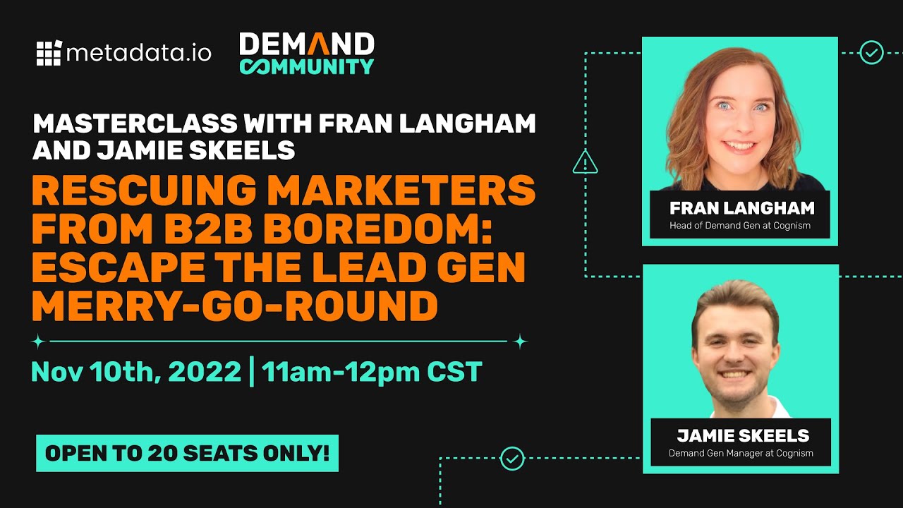Rescuing Marketers from B2B Boredom: Escape the Lead Gen Merry-Go-Round