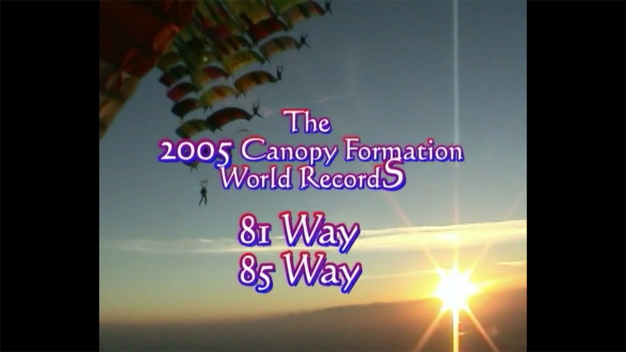 Canopy Formations Skydiving World Records 2005, Official Edit