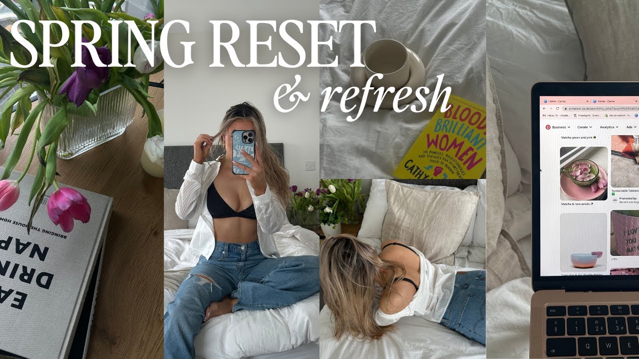 spring reset & refresh 2023 🌷 | goal planning, spring clean, groceries, new home decor