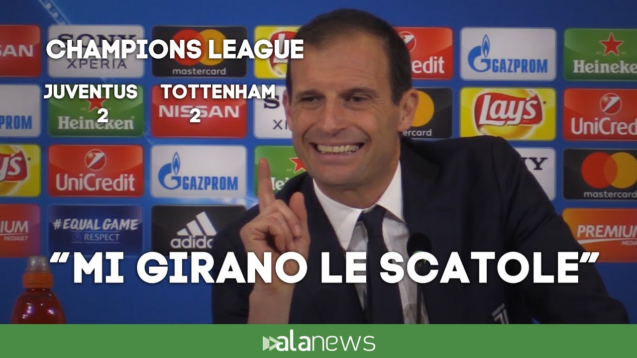 Sfogo di Allegri in conferenza stampa