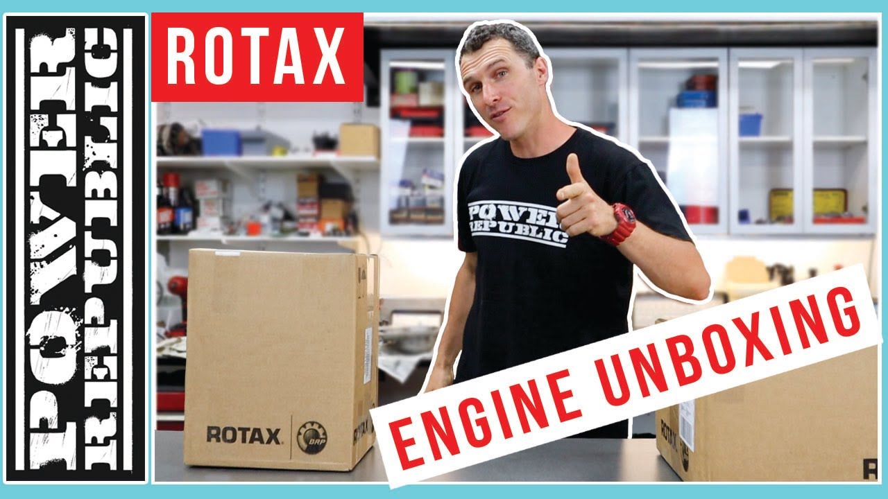 Rotax Senior Max 125 Engine Unboxing - POWER REPUBLIC