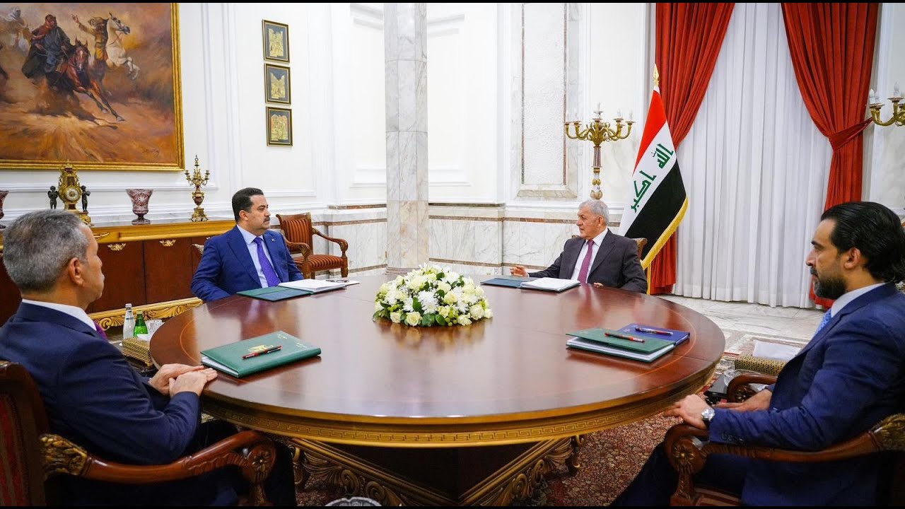 اجتماع الرئاسات بحضور رئيس مجلس الوزراء ورؤساء الجمهورية ومجلس النواب ومجلس القضاء الأعلى