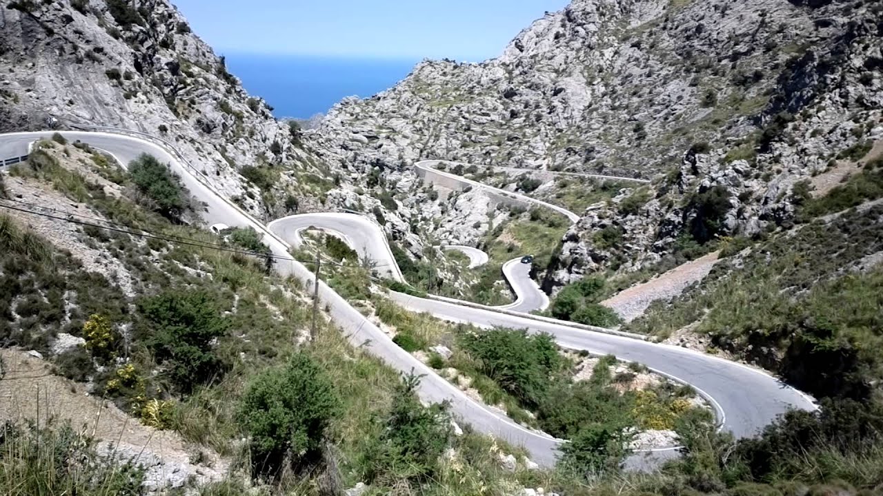 Serpentyny Sa Calobra na Majorce
