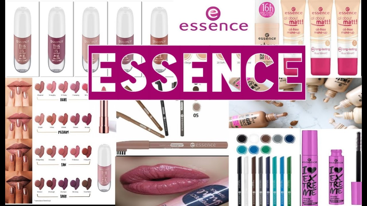 أحمر شفاه كريم أساس قلم حواجب  قلم عيون ماسكرا | مكياج essence